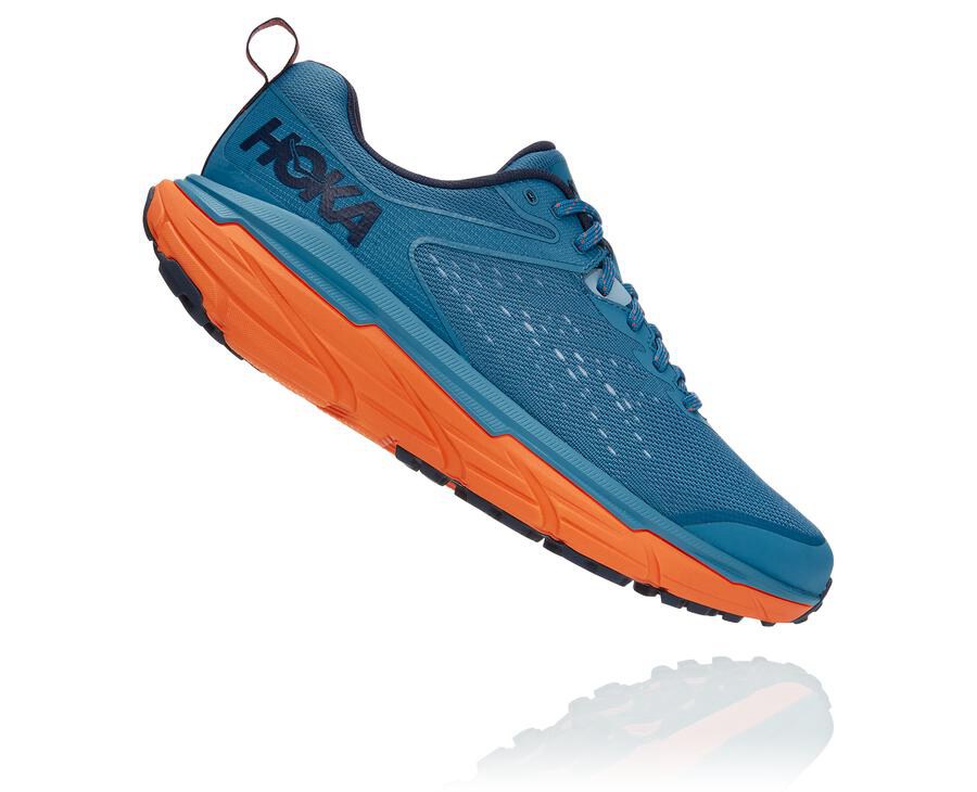 Hoka Australia One One Challenger ATR 6 - Mens Trail Shoes Blue - NMGHJ-5496